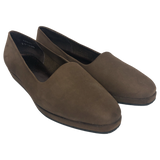 Borelli Brown Marilyn Suede Flats - Size 8 - Women