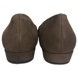 Borelli Brown Marilyn Suede Flats - Size 8 - Women