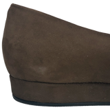 Borelli Brown Marilyn Suede Flats - Size 8 - Women