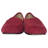 Enzo Angiolini Red Suede Loafers - Size 7.5 - Women