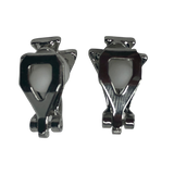 Silver Triangle Clip-On Stud Earrings