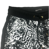 Express Black and White Animal Print Joggers - Size Extra Small (XS)