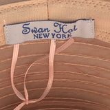 Swan Hat New York Blush Formal Hat