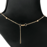Gold Simple Beaded Necklace