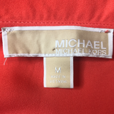 MICHAEL Michael Kors Peach Faux Wrap Blouse - Size Medium