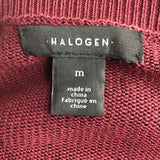 Halogen Burgundy Tiered Sweater - Size Medium