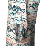 Justify Aztec Print Tunic  - Size Extra Large (XL)