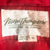 Vintage Norm Thompson Red Button Down Jacket - Size Medium