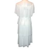 Blush Mark White Fool In Love Midi Dress - Size Small