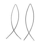 Silver Simple Wire Hook Earrings