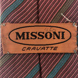 Red Diagonal Striped Tie