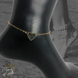 Gold Heart Anklet