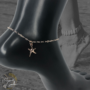 Rose Gold Starfish Anklet