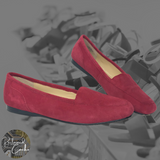 Enzo Angiolini Red Suede Loafers - Size 7.5 - Women