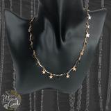 Gold Star Shower Necklace