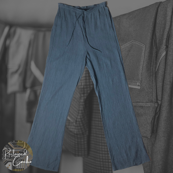 Zara Blue Gauzy Pants - Size Small