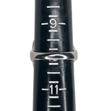 Silver and Gold Square Ring - Size 10