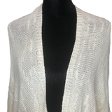 Forever 21 Ivory Open Front Cardigan Duster - Size Medium
