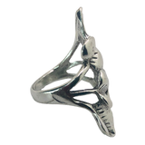 Silver Leaf Cluster Ring - Size 7