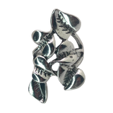 Silver Leaf Cluster Ring - Size 7