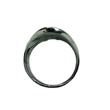 Long Boho Silver Ring - Size 9.5