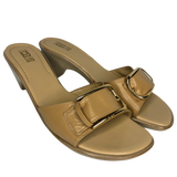 Andrew Stevens Tan Slide Sandals - Size 10 - Women