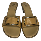 Andrew Stevens Tan Slide Sandals - Size 10 - Women