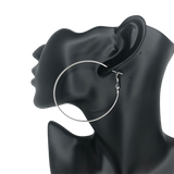 Silver Hoop Earrings