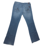 7 For All Mankind "A" Pocket Boot Cut Jeans - Size 28