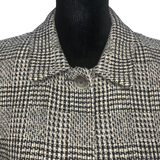 Harve Benard Plaid Tweed Button Up Blazer - Size 8