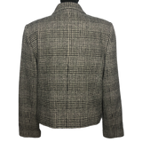 Harve Benard Plaid Tweed Button Up Blazer - Size 8