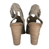 Marc Fisher LTD Taupe Vega Sandal - Size 6.5 - Women