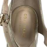 Cole Haan Soft Gold Sadie Grand Cork Wedges - Size 10.5 - Women
