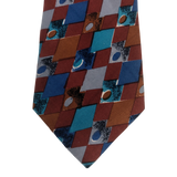 Abstract Checkered Tie