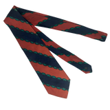 Red and Blue Diagonal Stripe Tie