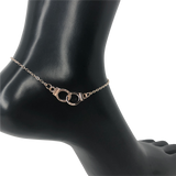 Rose Gold Freedom Handcuffs Anklet