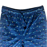 Holiday Family PJs Blue and Grey Holiday Lights 2 Piece Set - Size Small