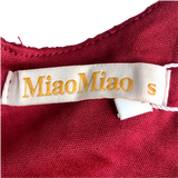 MiaoMiao Wine Lace Overlay Pencil Dress - Size Small