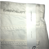 Current/Elliott White Out The Vanessa Cropped Jeans - Size 28