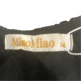 MiaoMiao Black Lace Overlay Pencil Dress - Size Medium
