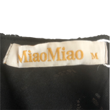 MiaoMiao Black Lace Overlay Pencil Dress - Size Medium