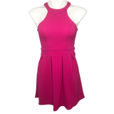 on twelfth Fuchsia Halter Mini Dress - Size Medium